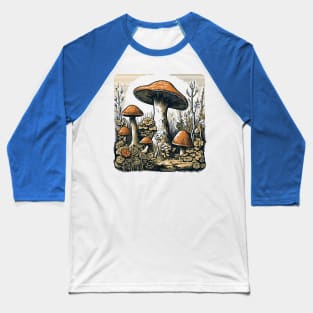 Mystic Forest Fungi Baseball T-Shirt